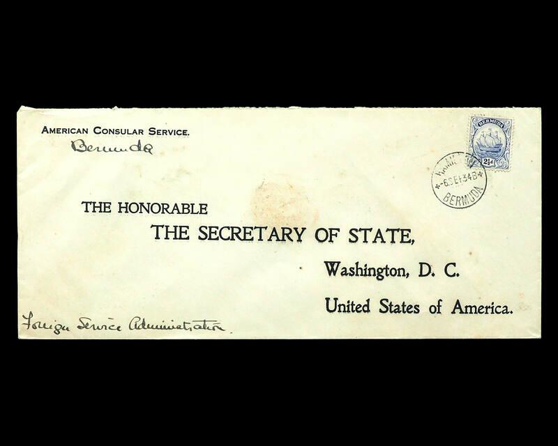 American Consular Service Stamp Cover