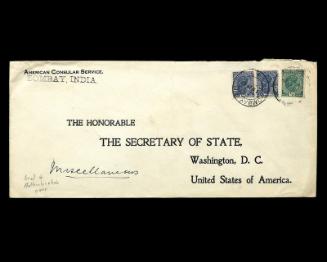 American Consular Service Stamp Cover