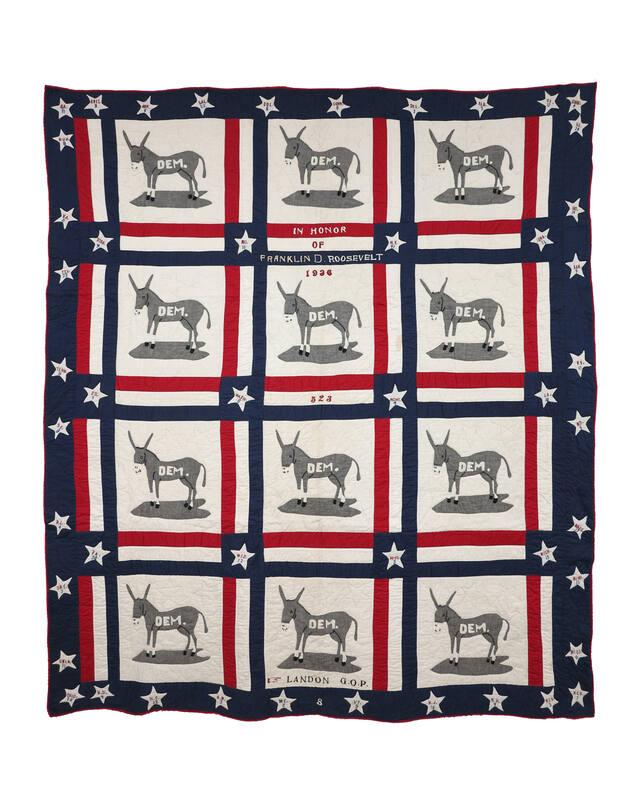Democratic Donkey Quilt