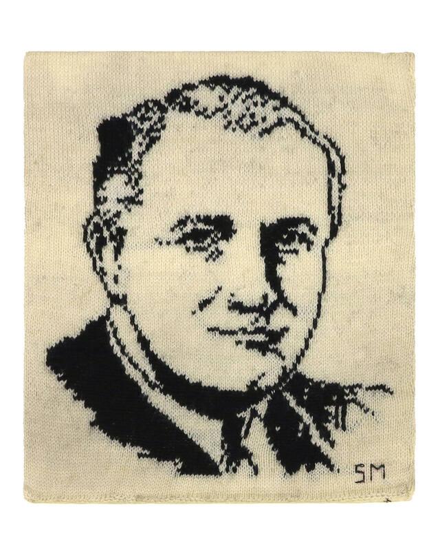 Knitted Portrait of Franklin D. Roosevelt