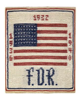 American Flag Needlework Picture