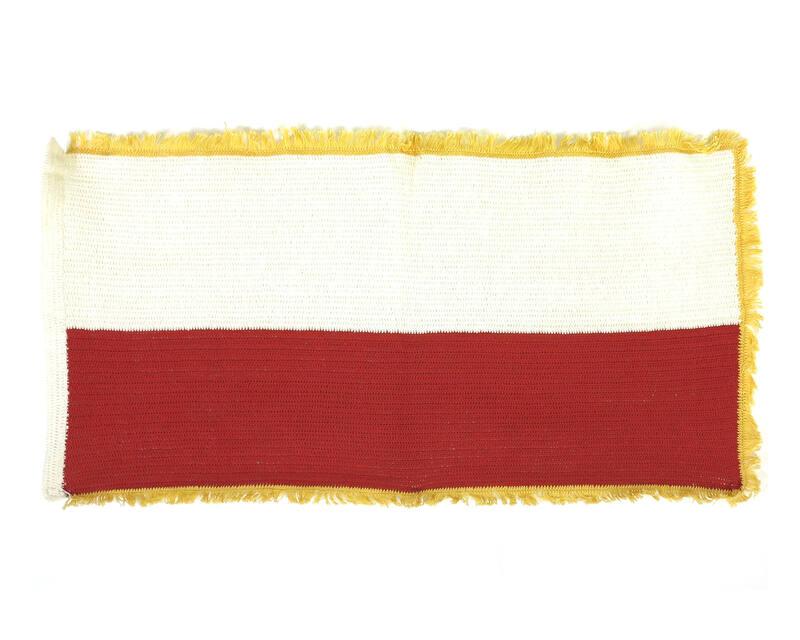 Needlework Polish Flag
