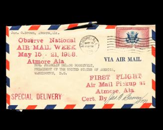 1938 National Air Mail Week U.S. Commemorative Cover