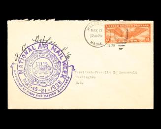 1938 National Air Mail Week U.S. Commemorative Cover