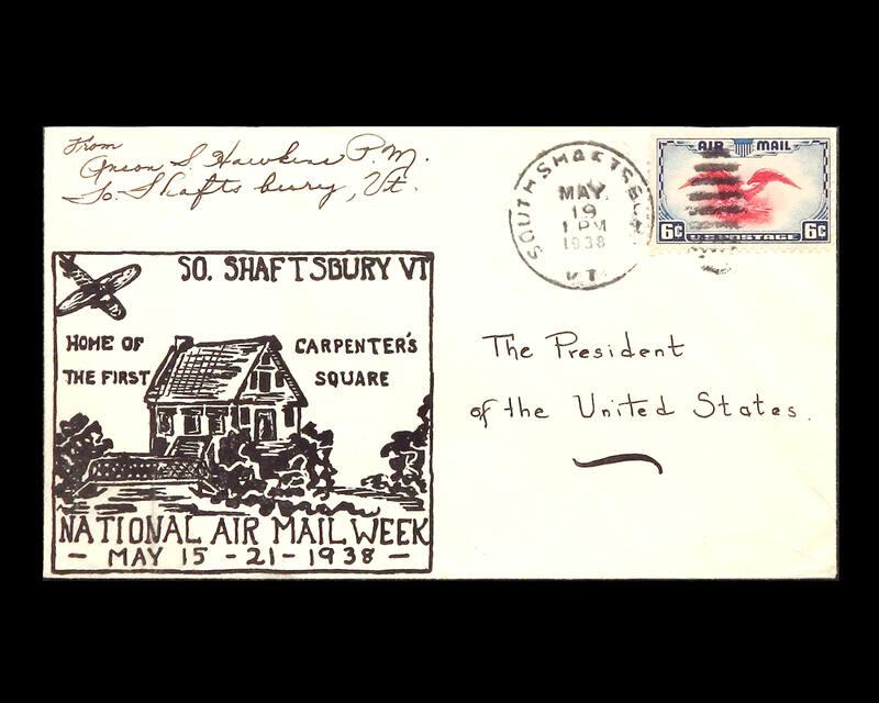 1938 National Air Mail Week U.S. Commemorative Cover