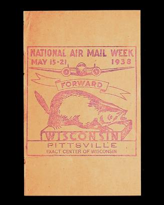 1938 National Air Mail Week U.S. Commemorative Card
