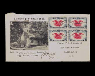 1938 National Air Mail Week U.S. Commemorative Cover