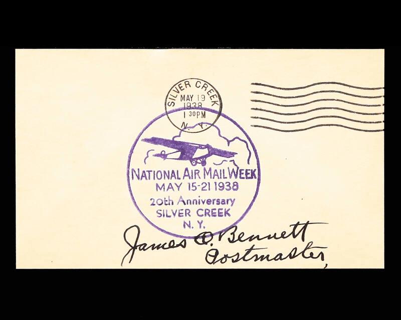 1938 National Air Mail Week U.S. Commemorative Card