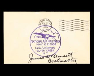 1938 National Air Mail Week U.S. Commemorative Card