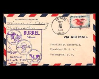 1938 National Air Mail Week U.S. Commemorative Cover