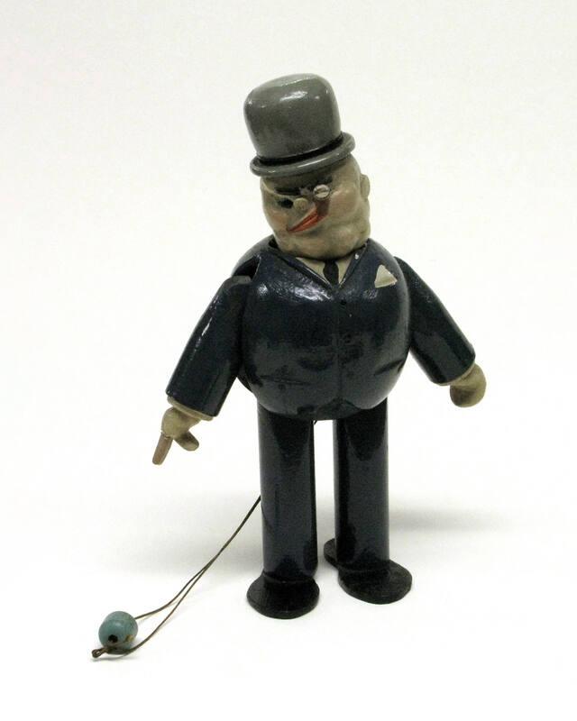 Winston Churchill Jumping Jack Toy