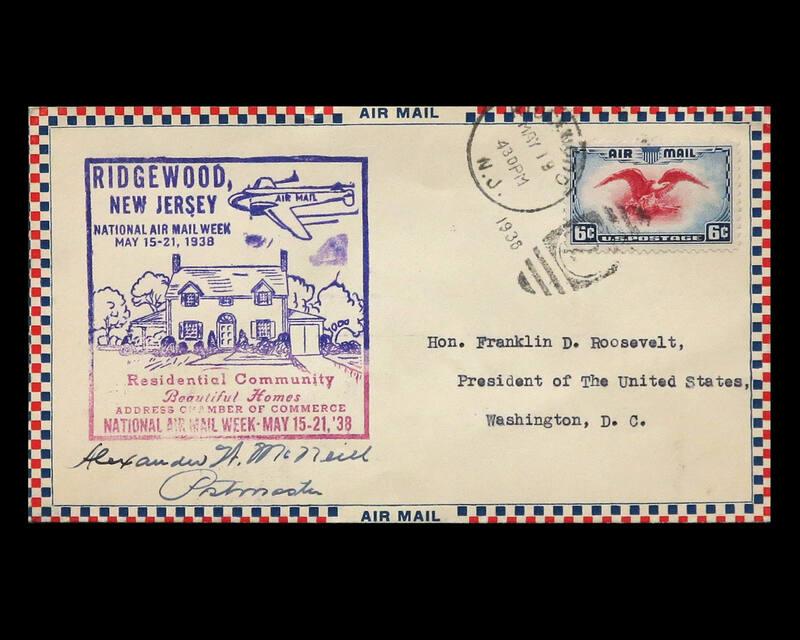 1938 National Air Mail Week U.S. Commemorative Cover