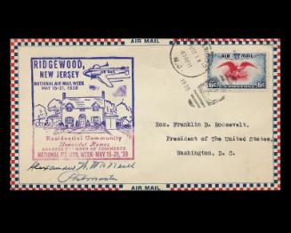 1938 National Air Mail Week U.S. Commemorative Cover