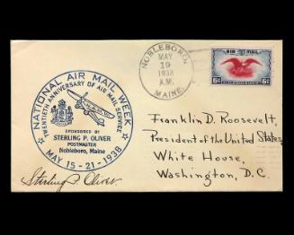 1938 National Air Mail Week U.S. Commemorative Cover
