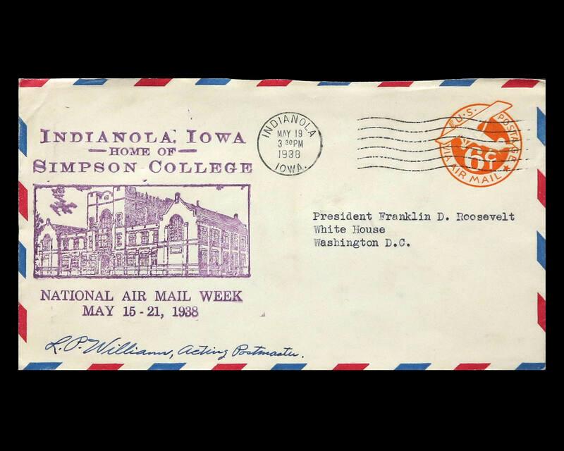 1938 National Air Mail Week U.S. Commemorative Cover