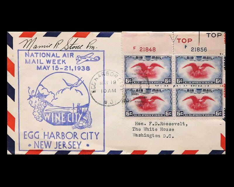 1938 National Air Mail Week U.S. Commemorative Cover