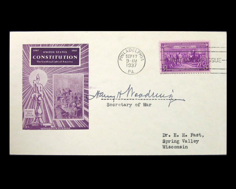 3¢ Adoption of the Constitution Sesquicentennial U.S. First Day Cover