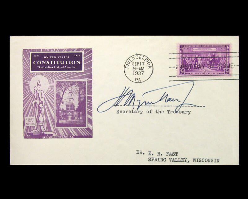 3¢ Adoption of the Constitution Sesquicentennial U.S. First Day Cover