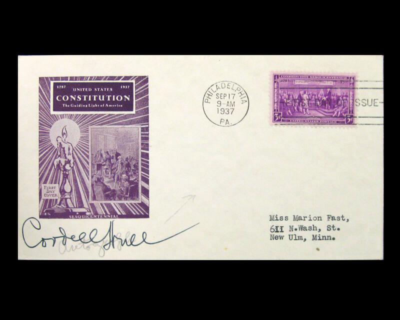 3¢ Adoption of the Constitution Sesquicentennial U.S. First Day Cover