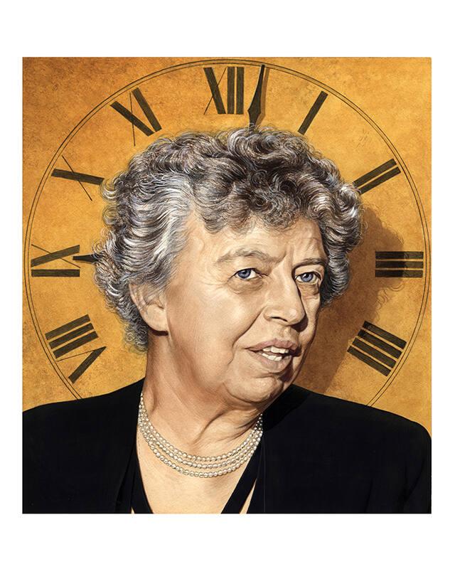 Portrait Painting of Eleanor Roosevelt