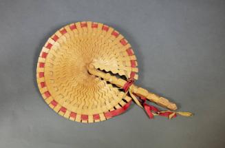 Whittled Wood Hand Fan