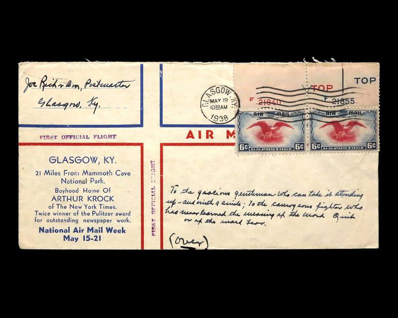 Glasgow, Kentucky First Flight U.S. Commemorative Cover