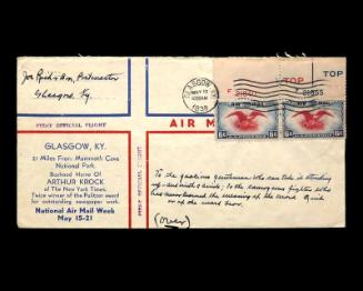 Glasgow, Kentucky First Flight U.S. Commemorative Cover