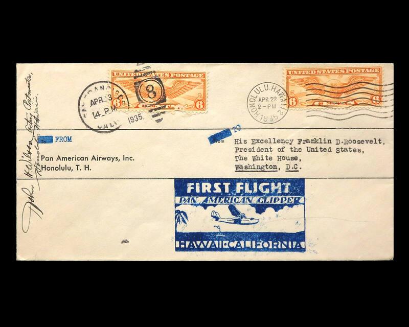 Pan American Clipper First Flight U.S. Commemorative Cover