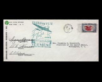 Burlington, Vermont First Flight U.S. Commemorative Cover