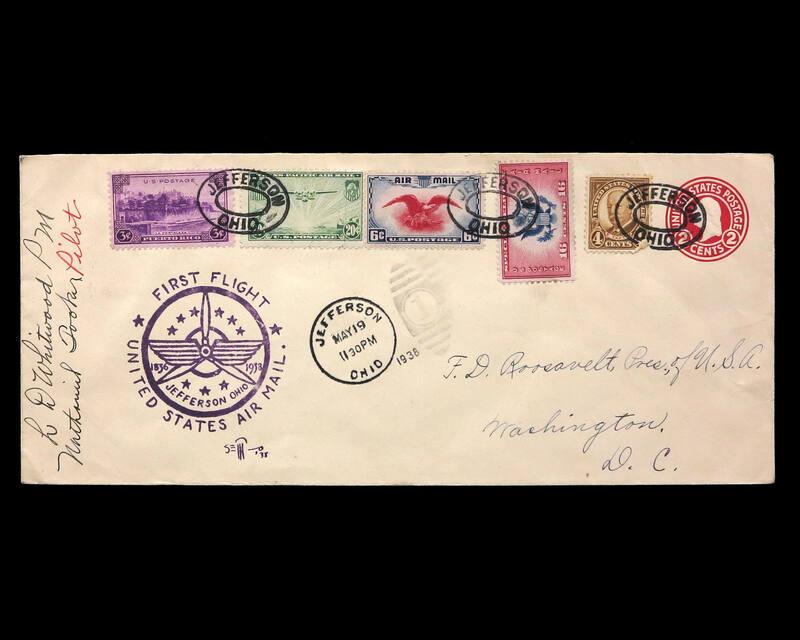 Jefferson, Ohio First Flight U.S. Commemorative Cover