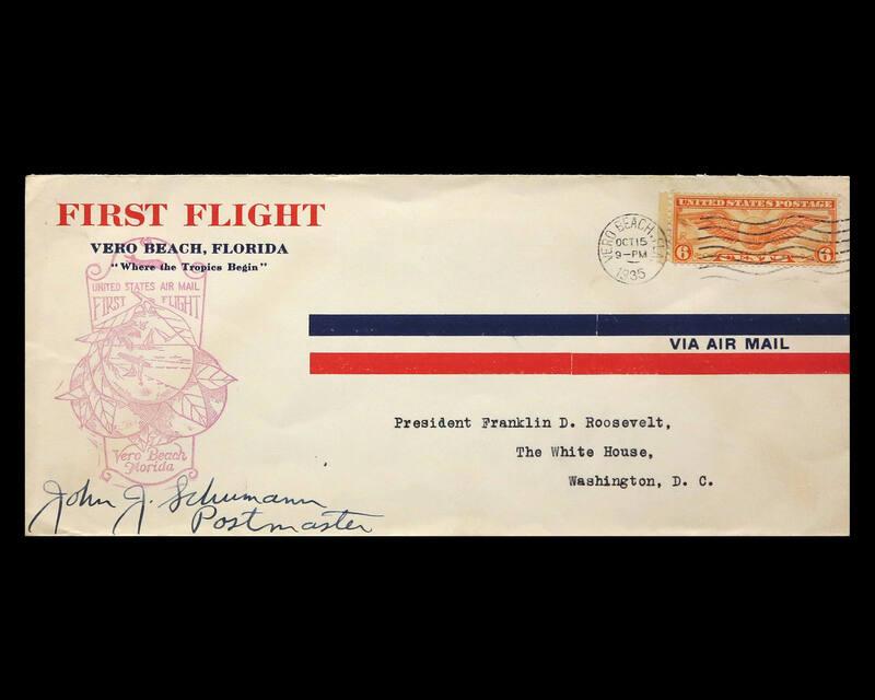 Vero Beach, Florida First Flight U.S. Commemorative Cover