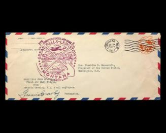 Great Falls to Lewistown, Montana First Flight U.S. Commemorative Cover