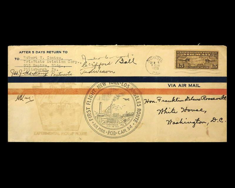 New York to California Transcontinental Flight U.S. Commemorative Cover