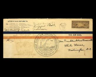 New York to California Transcontinental Flight U.S. Commemorative Cover