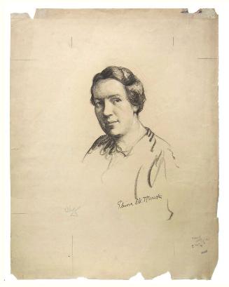 Drawn Portrait of Elinore M. Herrick