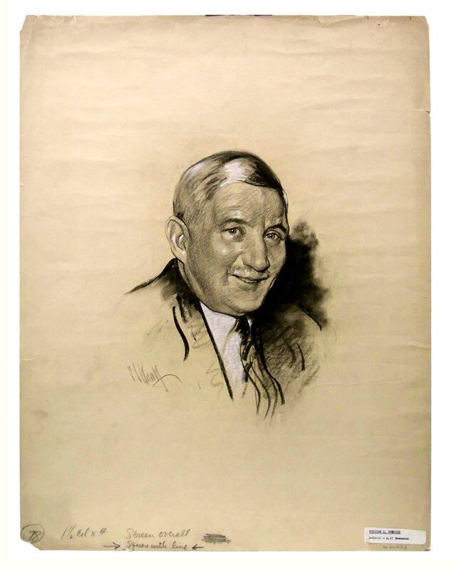Drawn Portrait of William S. Knudsen