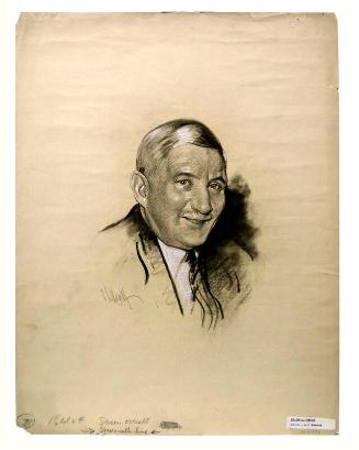 Drawn Portrait of William S. Knudsen