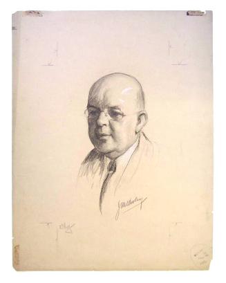 Drawn Portrait of Judge John Munroe Woolsey