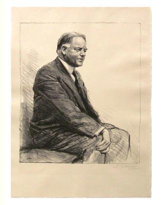 Portrait Print of Herbert Clark Hoover