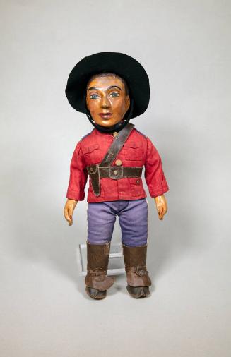Canadian Royal Mountie Male Doll