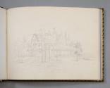 Pencil sketch of Kenwood,  Albany, NY.  Image courtesy of the Franklin D. Roosevelt Presidentia…