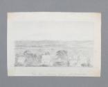 Pencil sketch, "View from Mansion House Northampton".  Image courtesy of the Franklin D. Roosev…