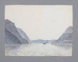 Watercolor, "West Point".  Image courtesy of the Franklin D. Roosevelt Presidential Library and…
