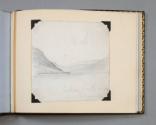 Pencil sketch, "Looking south above fort mountain".  Image courtesy of the Franklin D. Roosevel…