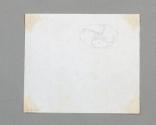 Small pencil sketch of an oval design.  Image courtesy of the Franklin D. Roosevelt Presidentia…