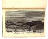 MO 1975.33a.6: U. S. Squadron at anchor on Monterey California  June 12 1847 / Naval Sketches o…