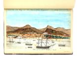 MO 1975.33a.17: U.S. Ship Dale lying at La Paz - lower California    No. 29 / Sketches of the W…