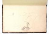 MO 1975.33a.53: Rough pencil sketch of an unidentified waterfall.

Image courtesy of the Fran…