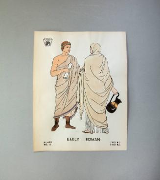 Development of Western Costume, Plate 13: Early Roman