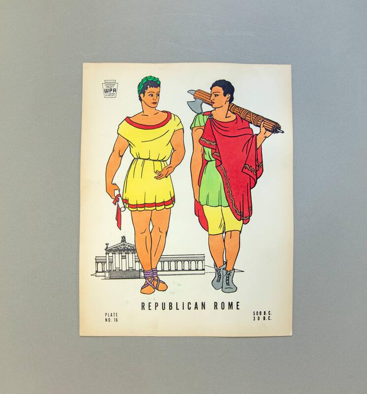 Development of Western Costume, Plate 16: Republican Rome